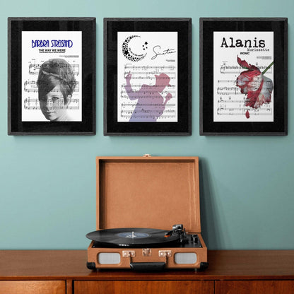 Frank Sinatra - Fly me to the moon Poster - 98typesMusic