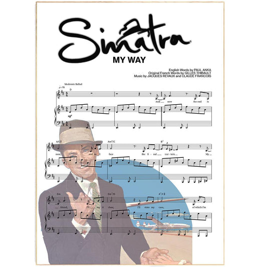Frank Sinatra - My Way Poster - 98typesMusic