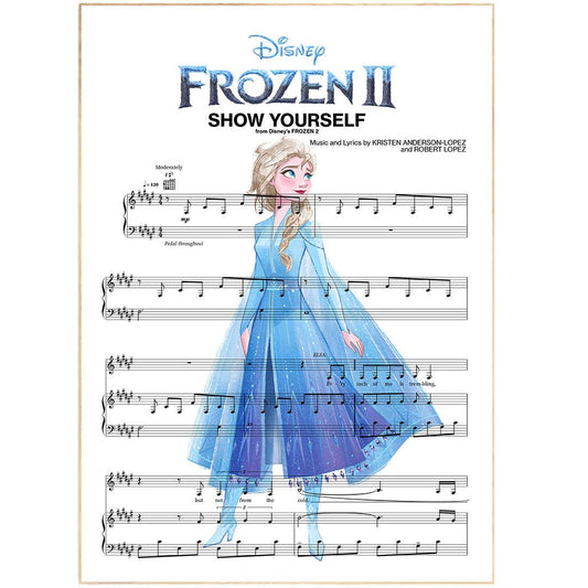 Frozen 2 - SHOW YOURSELF Poster - 98typesMusic