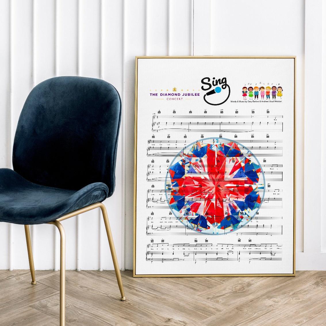 Gary Barlow & the Commonwealth - Sing Poster - 98typesMusic