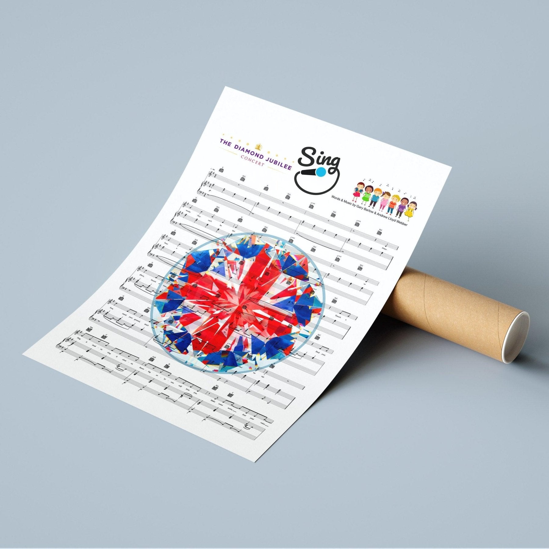 Gary Barlow & the Commonwealth - Sing Poster - 98typesMusic