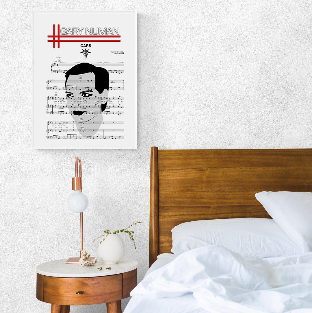 Gary Numan - Cars Poster - 98typesMusic