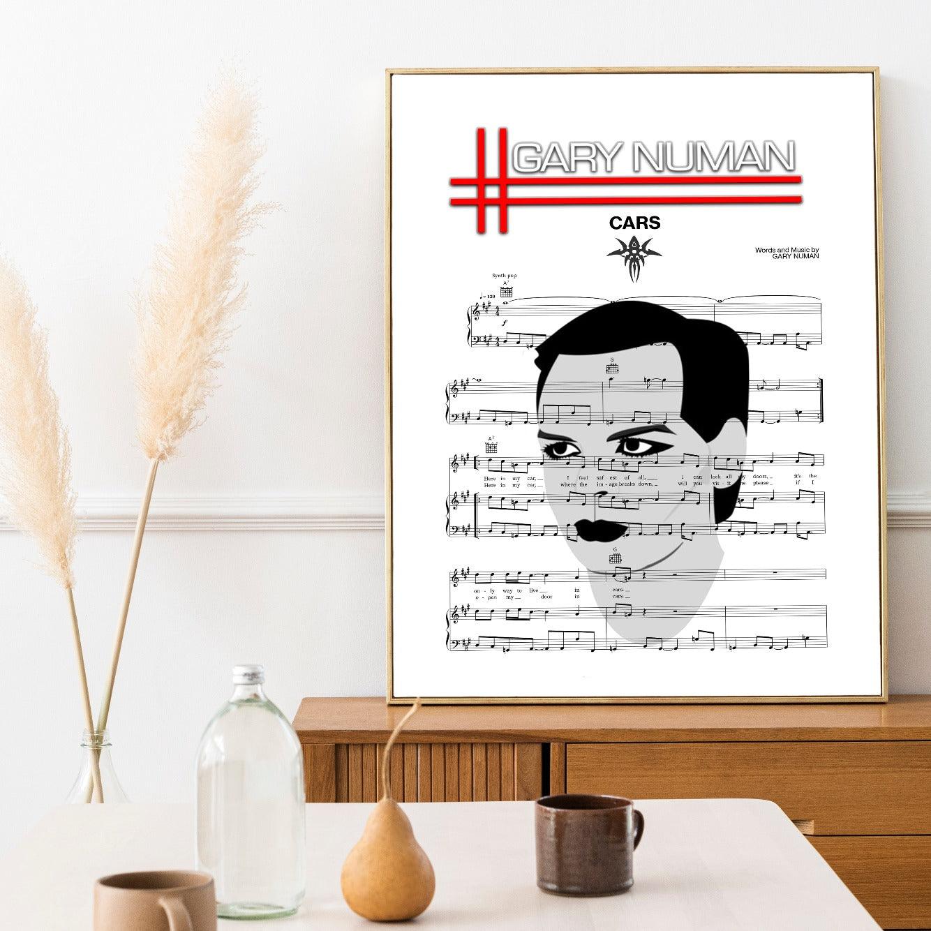 Gary Numan - Cars Poster - 98typesMusic