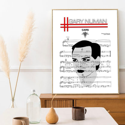 Gary Numan - Cars Poster - 98typesMusic