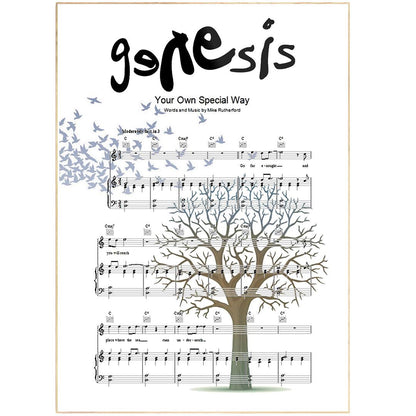 Genesis - Your Own Special Way Poster - 98typesMusic