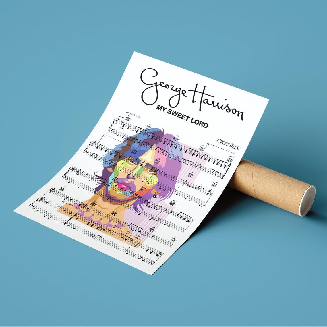 George Harrison - My Sweet Lord Poster - 98typesMusic