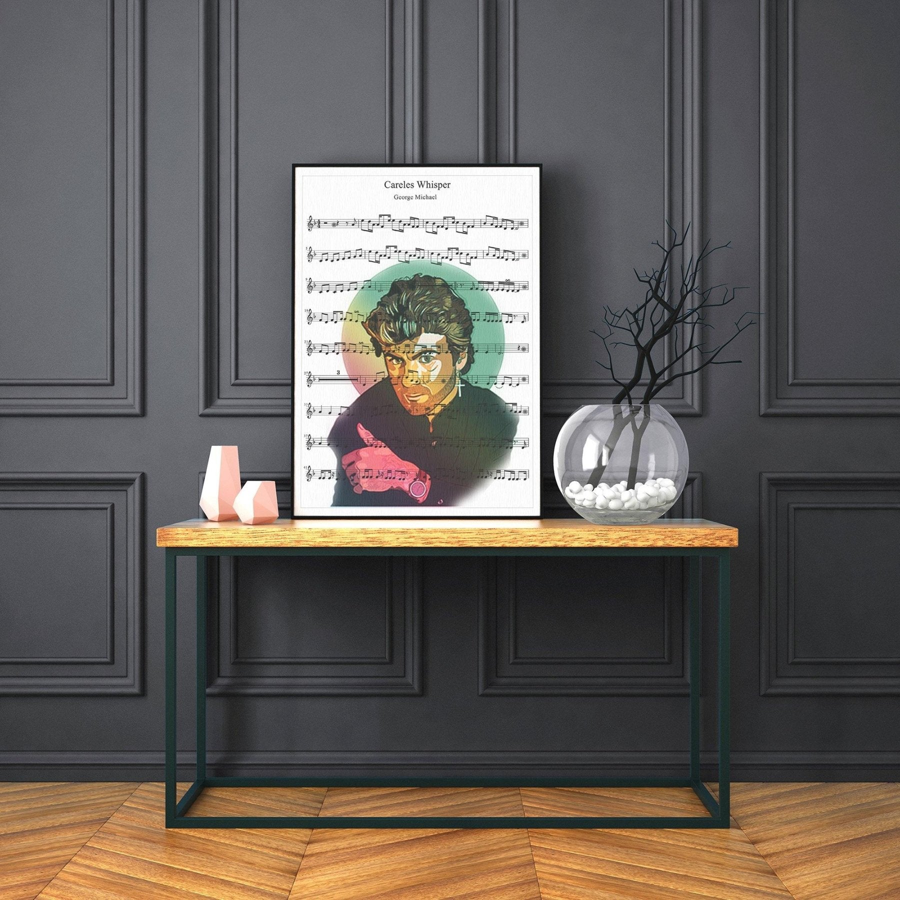 George Michael - Careless Whisper Song Print - 98typesMusic