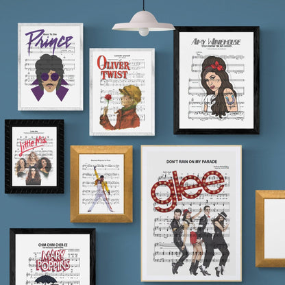 GLEE - Don't Rain On My Parade Poster - 98typesMusic