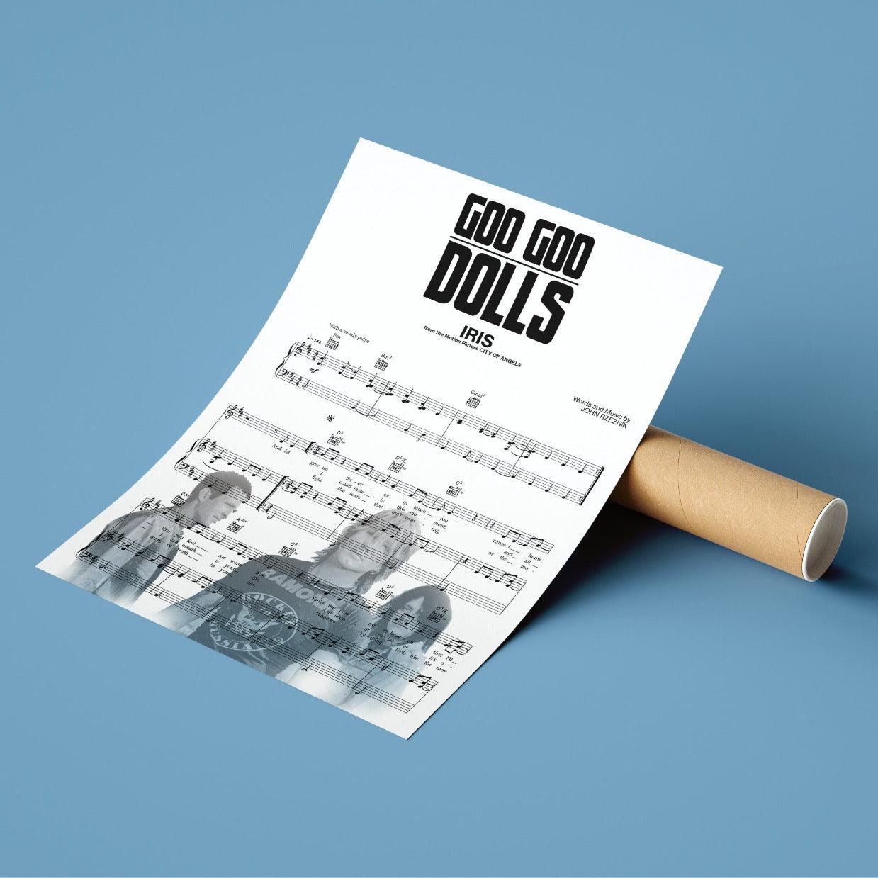 Goo Goo Dolls - Iris Poster - 98typesMusic