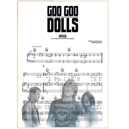 Goo Goo Dolls - Iris Poster - 98typesMusic