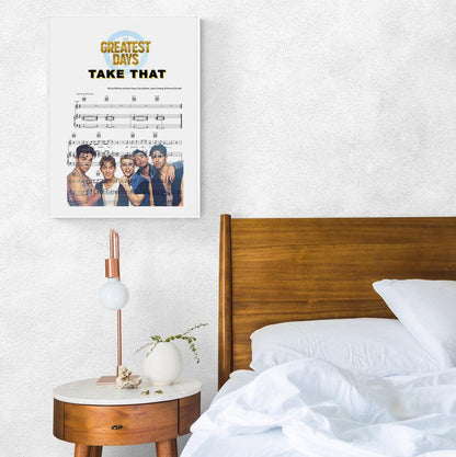 Greatest Day – Take That Poster - 98typesMusic