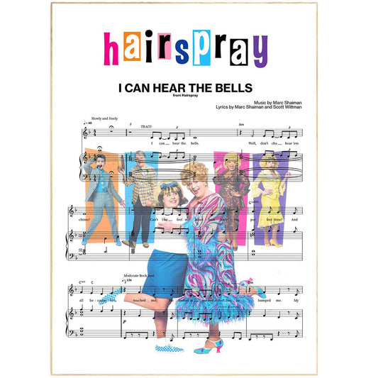 Hairspray - I CAN HEAR THE BELLS Poster - 98typesMusic