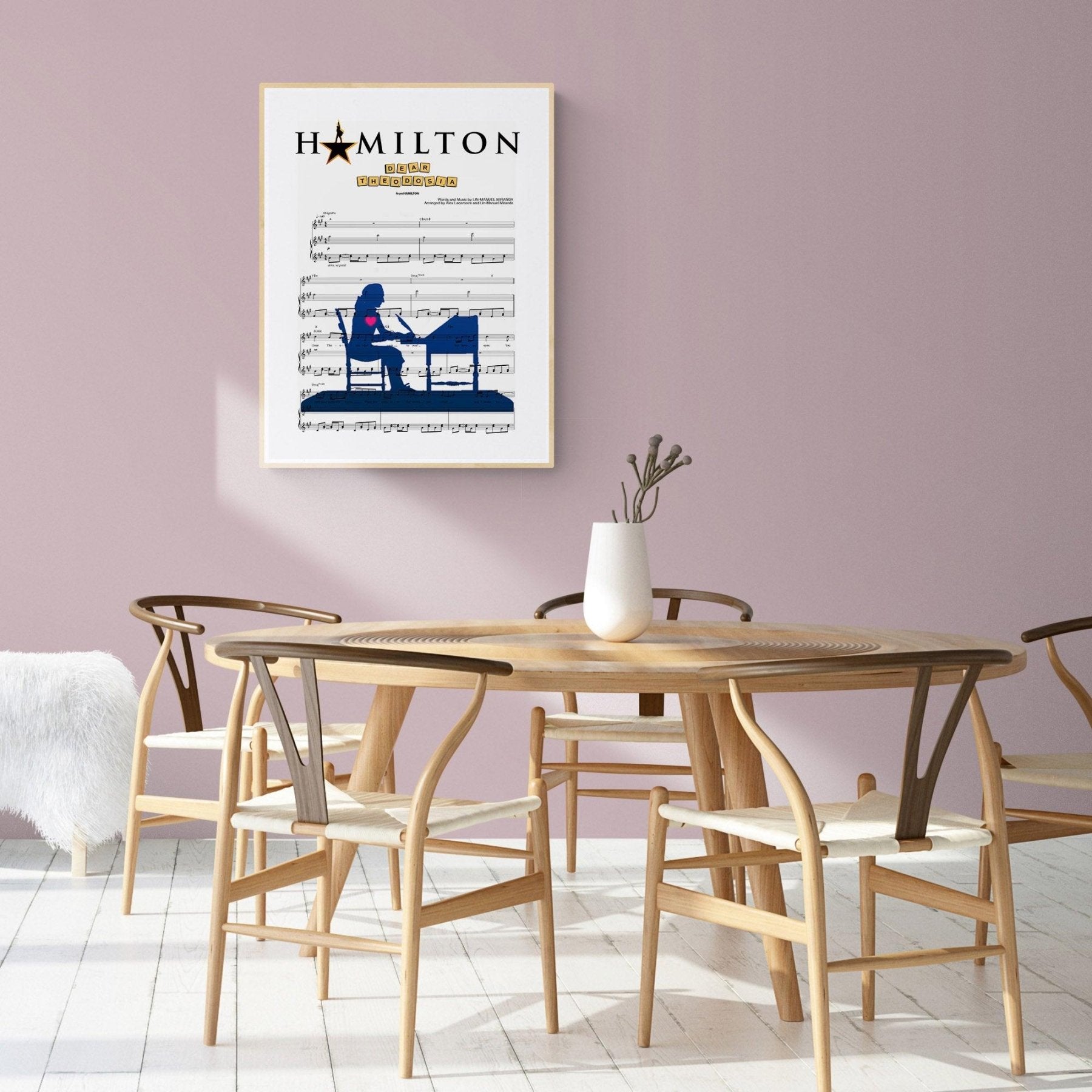 Hamilton - DEAR THEODOSIA Poster - 98typesMusic