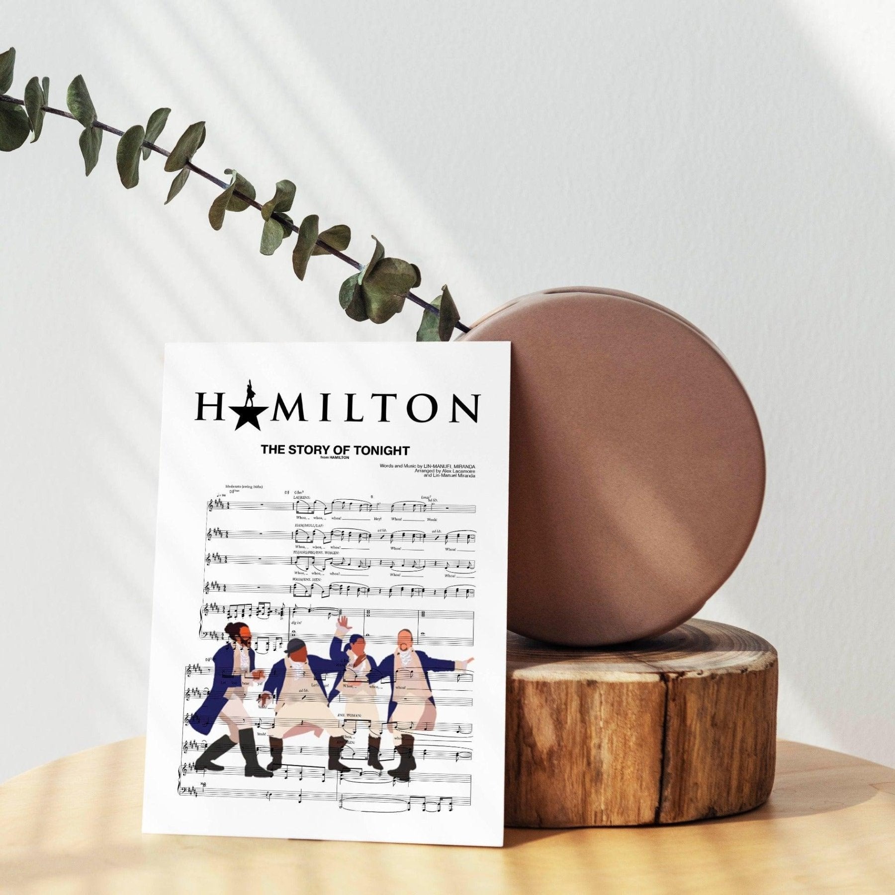 Hamilton - THE STORY OF TONIGHT Poster - 98typesMusic