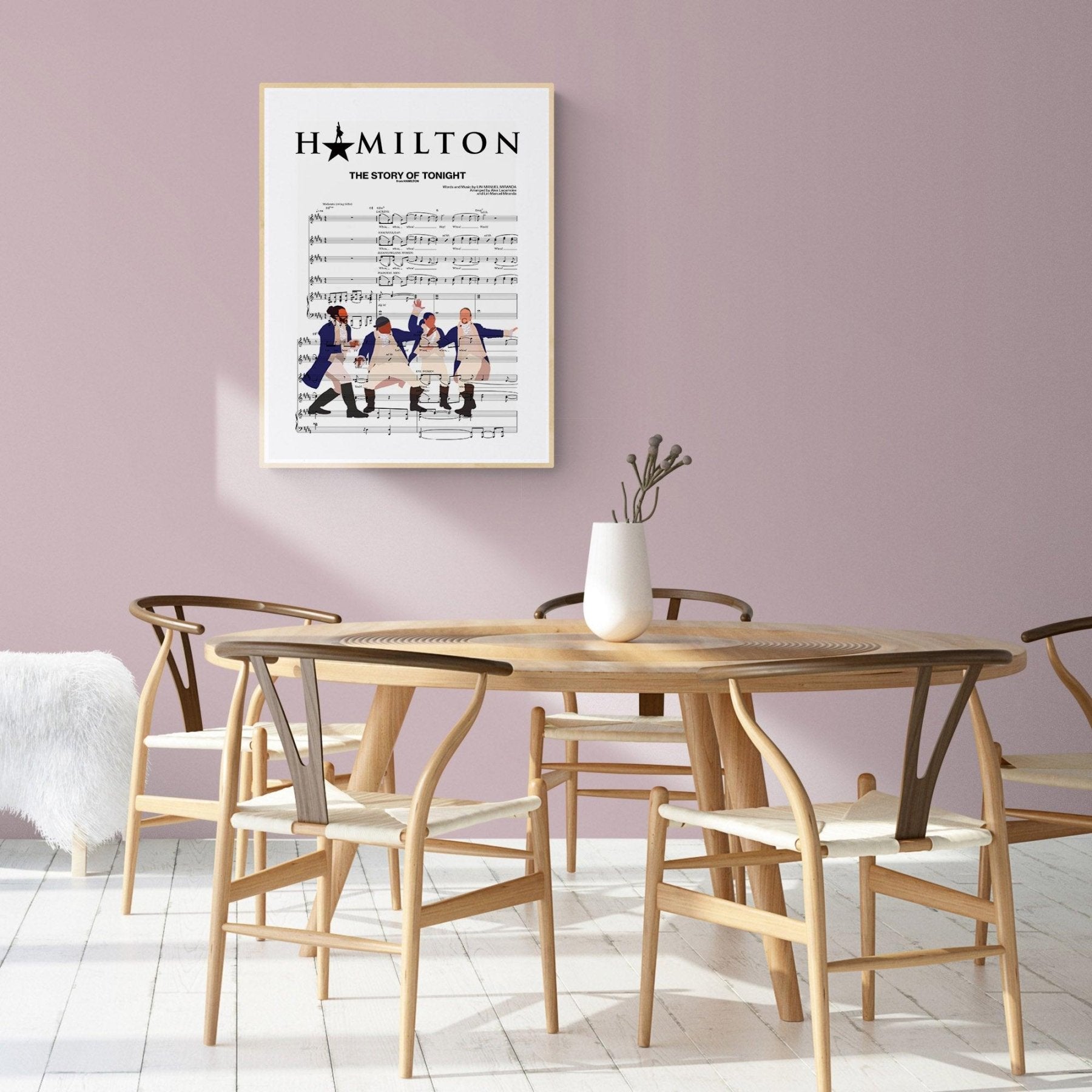 Hamilton - THE STORY OF TONIGHT Poster - 98typesMusic