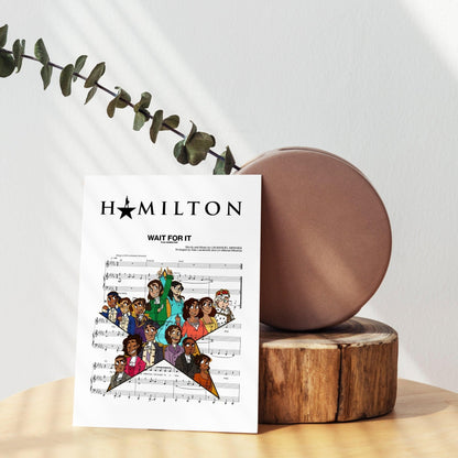 Hamilton - Wait for It Print - 98typesMusic