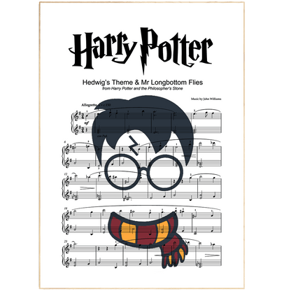 Harry Potter Hedwig's Theme Poster - 98typesMusic
