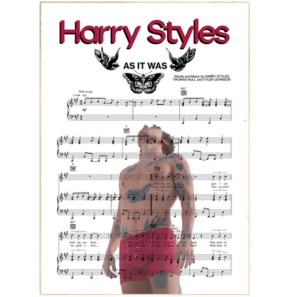 Harry Styles - As It Was Poster - 98typesMusic