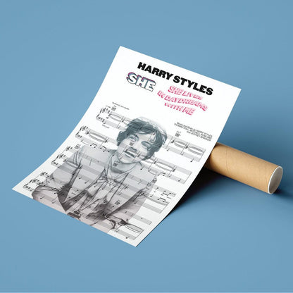 Harry Styles - She Print - 98typesMusic