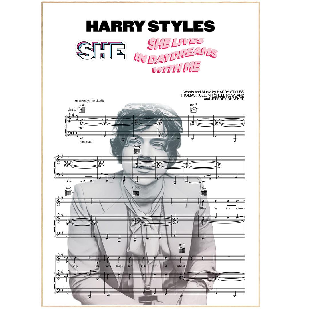 Harry Styles - She Print - 98typesMusic