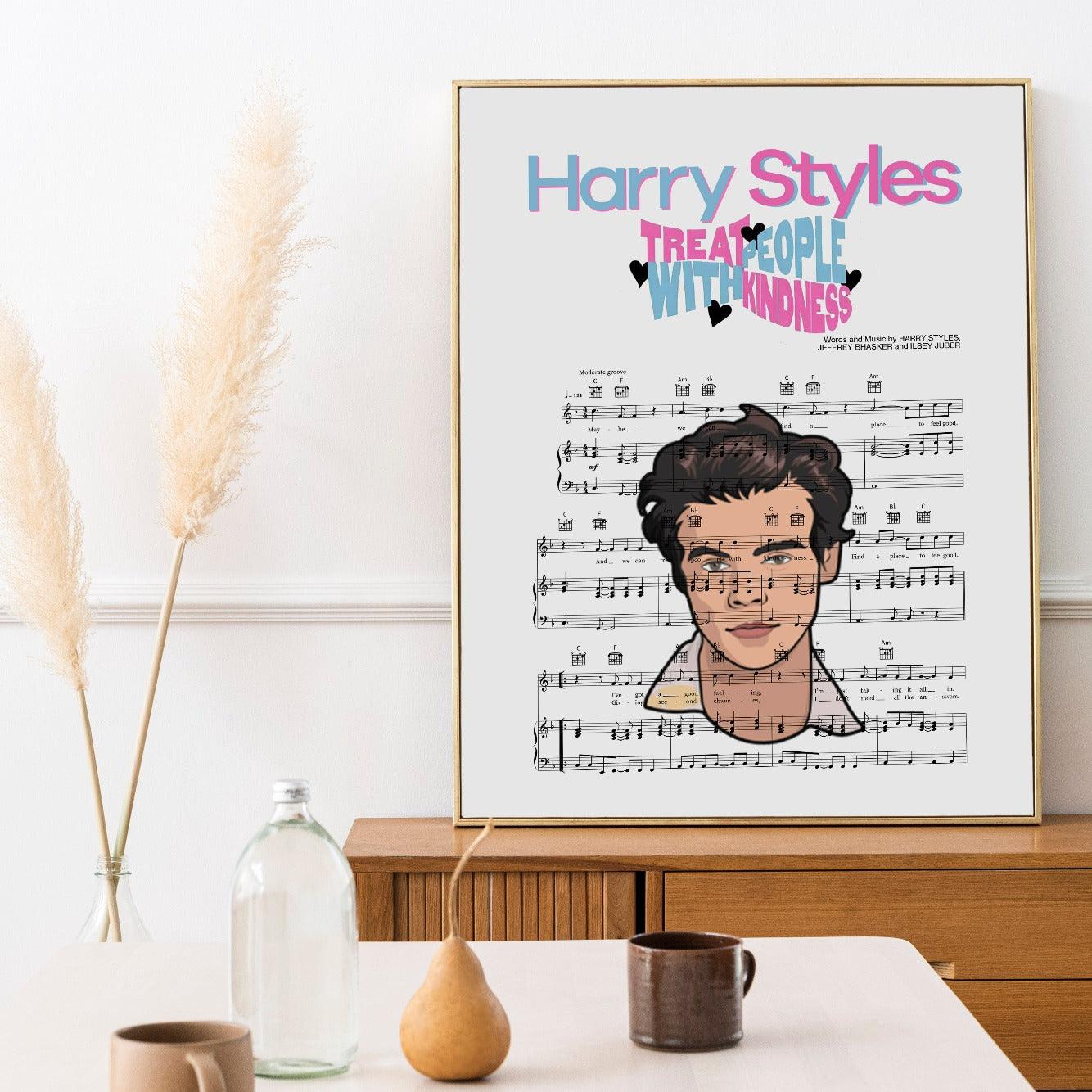 Harry Styles - TREAT PEOPLE WITH KINDNESS Poster - 98typesMusic