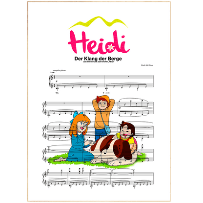 Heidi - Der klang der welt Poster - 98typesMusic