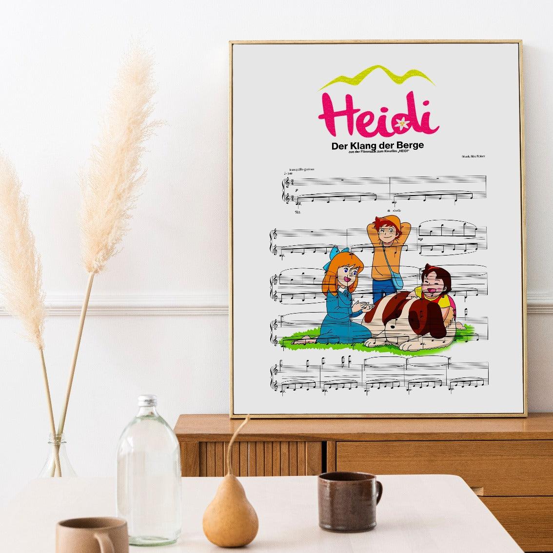 Heidi - Der klang der welt Poster - 98typesMusic
