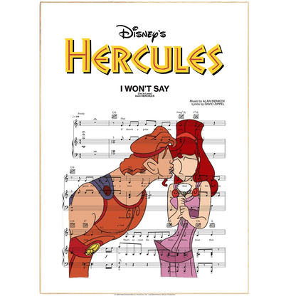 Hercules - I WON’T SAY Print - 98typesMusic