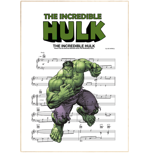 Hulk Main Theme Poster - 98typesMusic