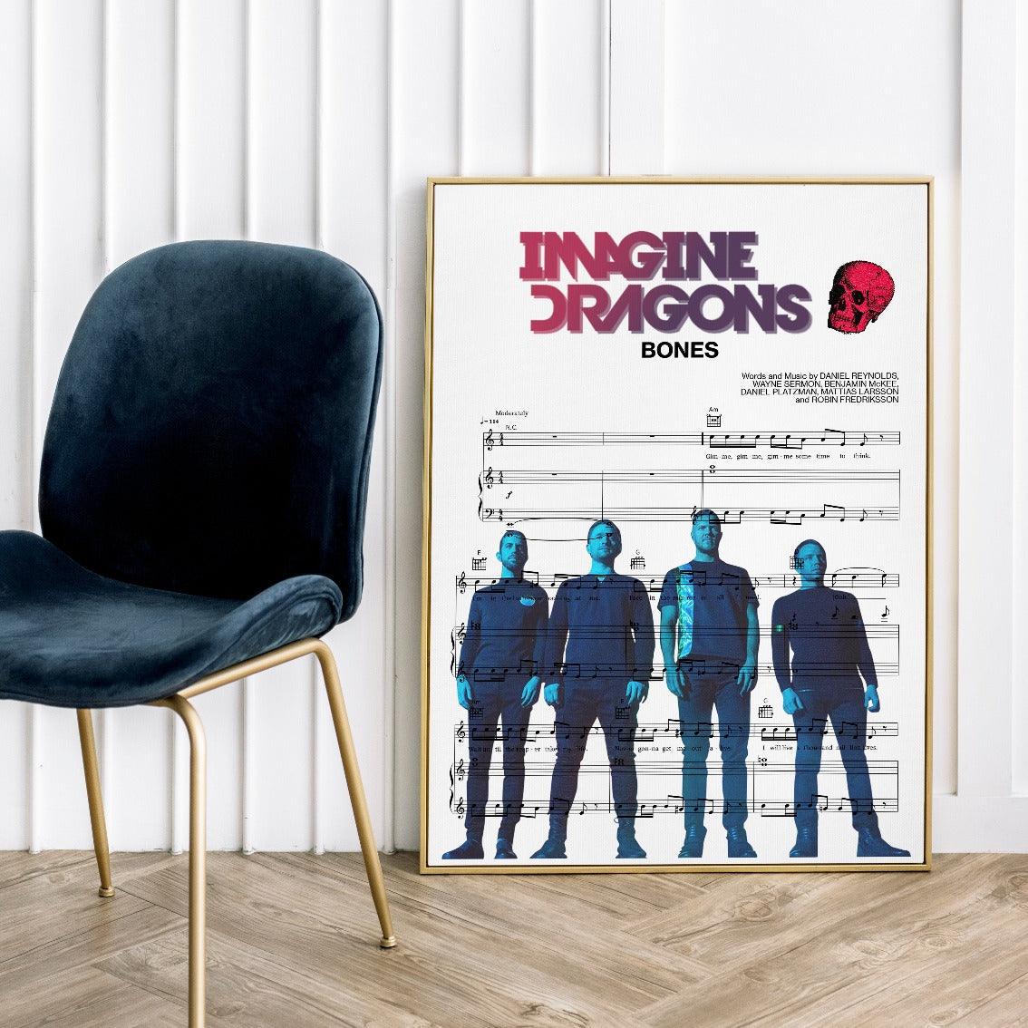 Imagine Dragons - Bones Poster - 98typesMusic