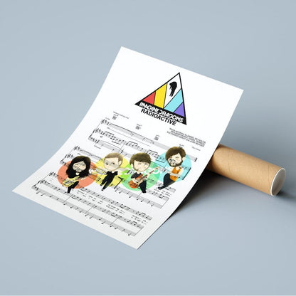 Imagine Dragons - Radioactive Poster - 98typesMusic