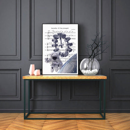 Interestellar - Stay Print | Sheet Music Wall Art - 98typesMusic