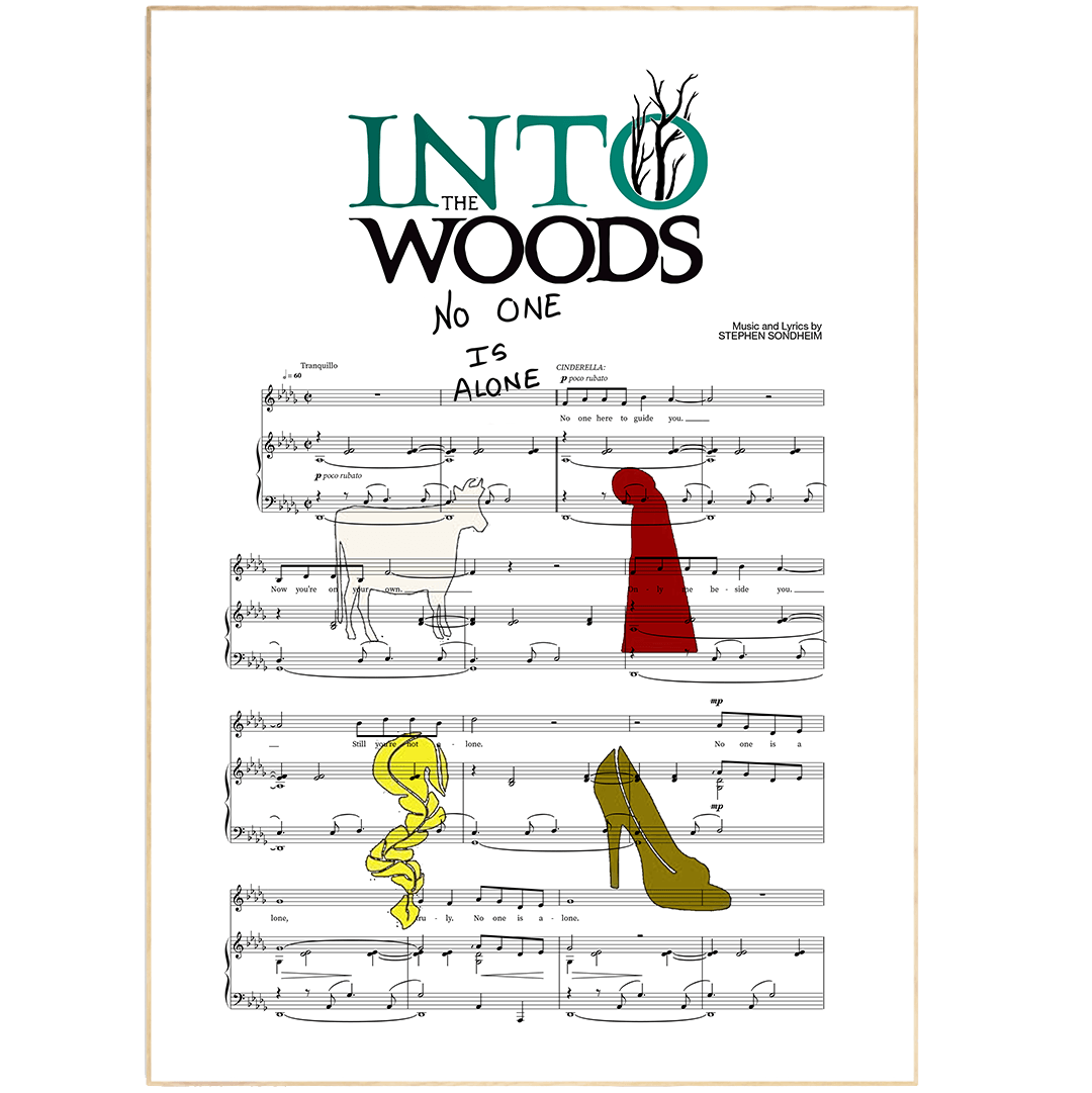 Into the wood - NO ONE IS ALONE Poster - 98typesMusic