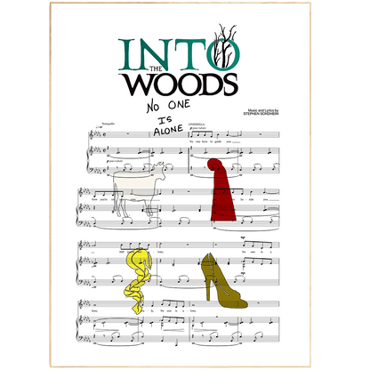 Into the wood - NO ONE IS ALONE Poster - 98typesMusic