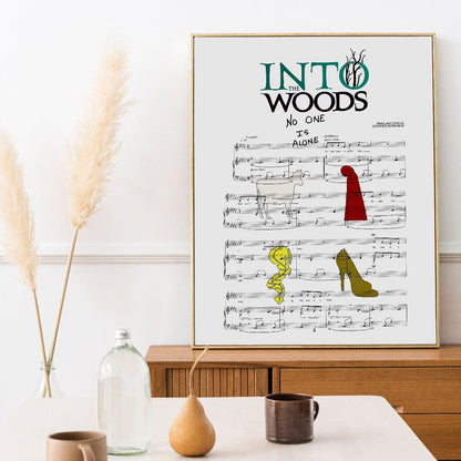 Into the wood - NO ONE IS ALONE Poster - 98typesMusic