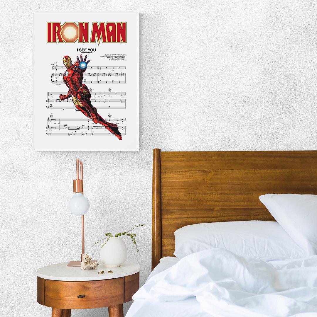 Iron man Main Theme Poster - 98typesMusic