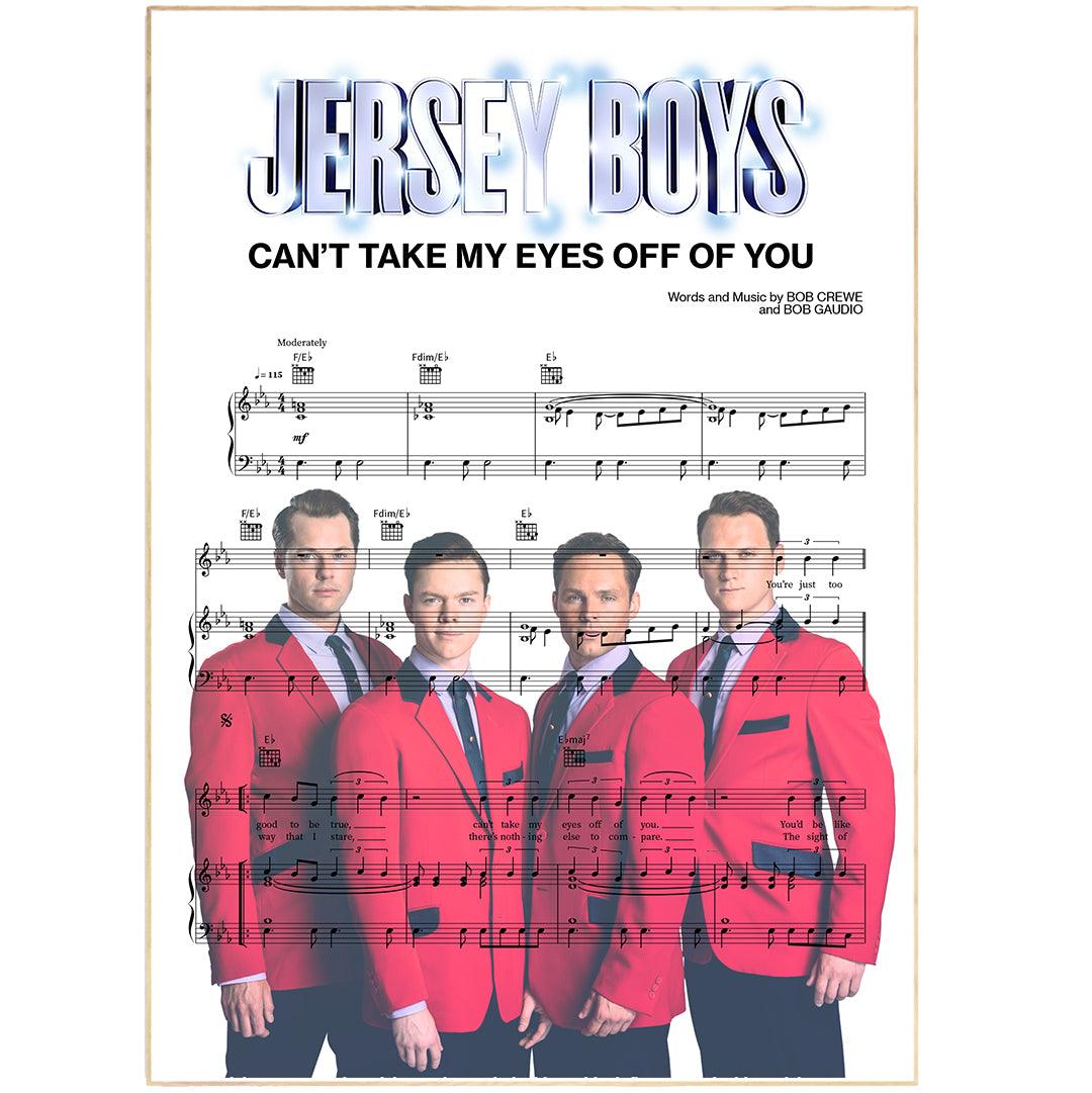 Jersey Boys - Can't Take My Eyes Off Of You Poster - 98typesMusic