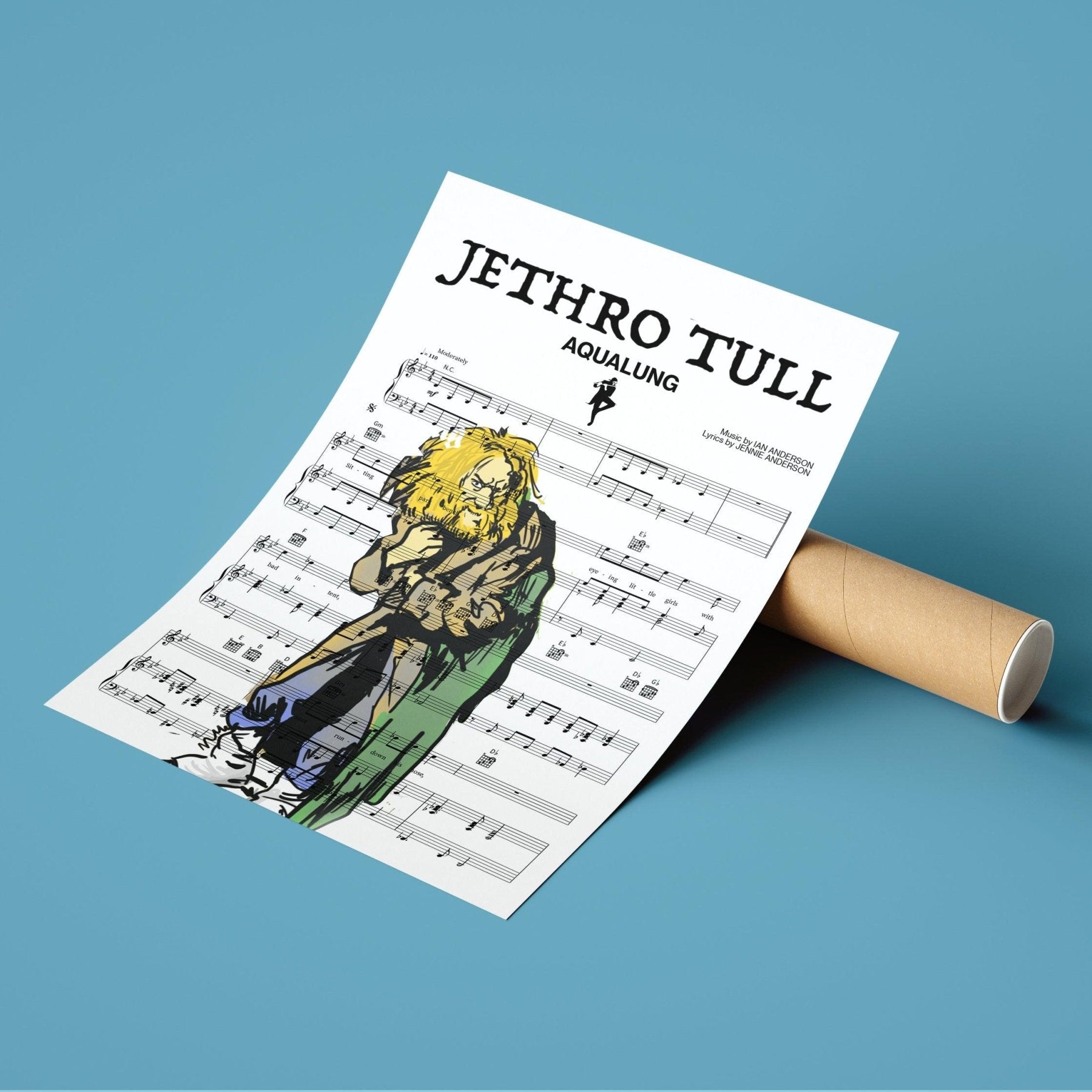 Jethro Tull - Aqualung Poster - 98typesMusic