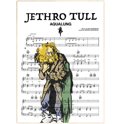 Jethro Tull - Aqualung Poster - 98typesMusic