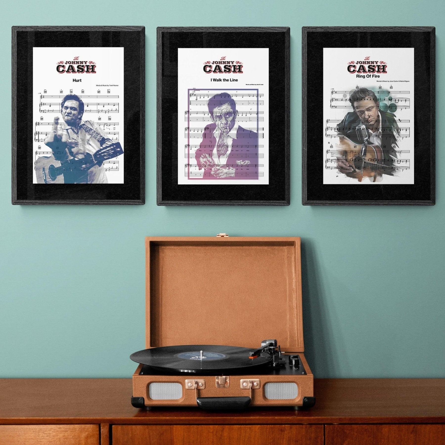 Johnny Cash - Hurt Poster - 98typesMusic