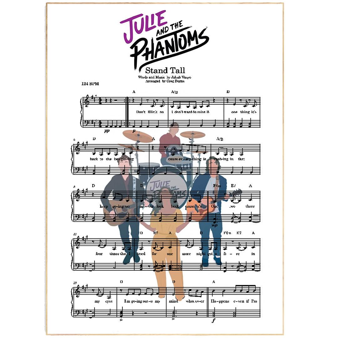 Julie and the Phantoms - Stand Tall Poster - 98typesMusic