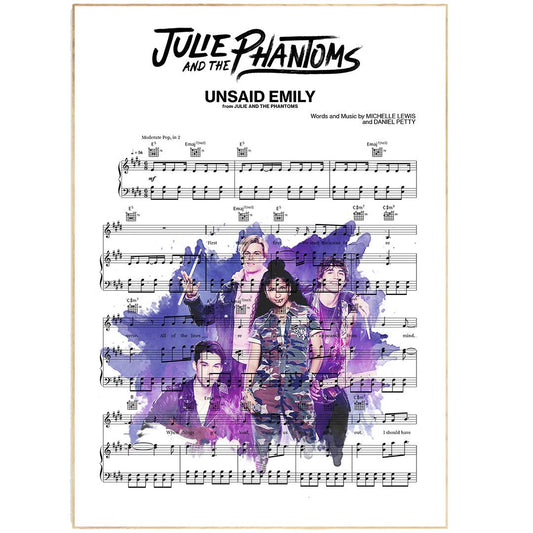 Julie and the Phantoms - Unsaid Emily Poster - 98typesMusic