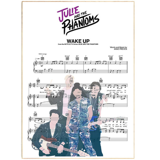 Julie and the Phantoms - wake up Poster - 98typesMusic