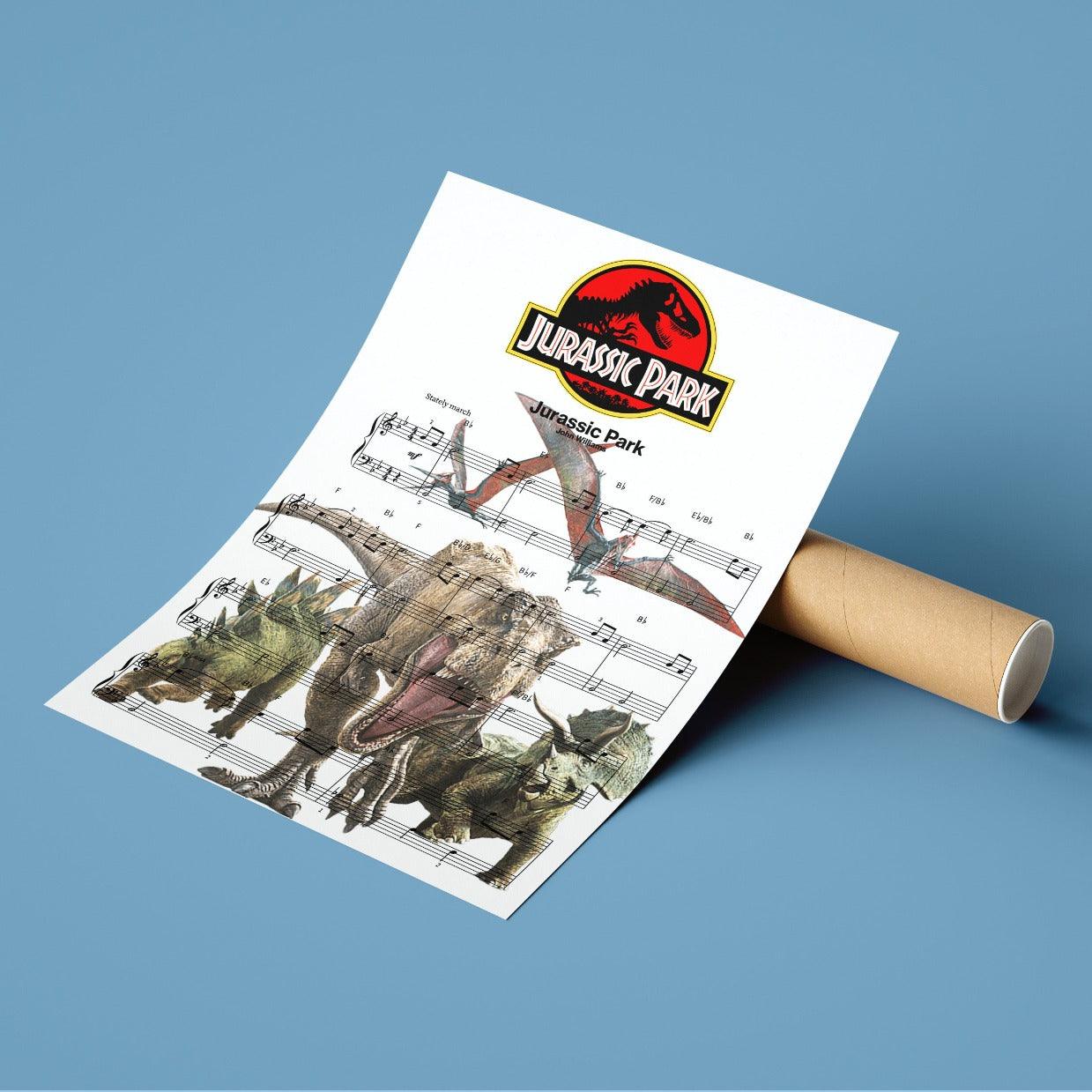 Jurassic Park Print - 98typesMusic