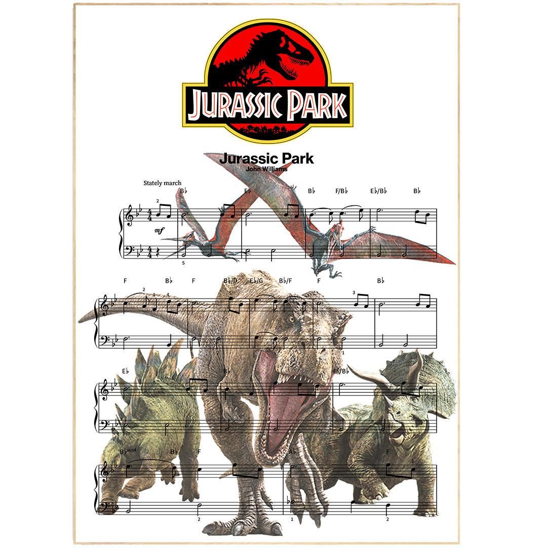 Jurassic Park Print - 98typesMusic