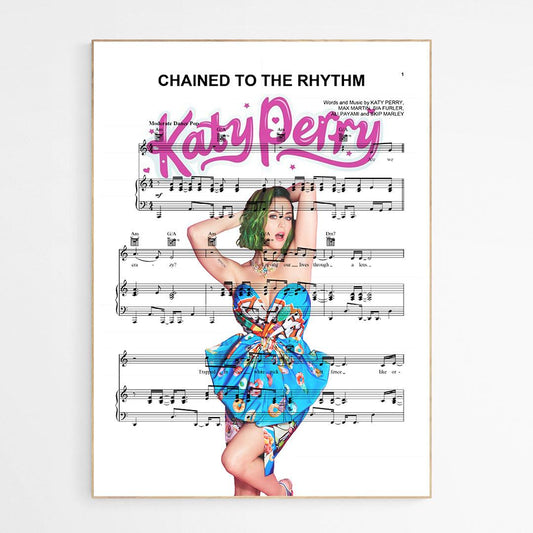 Katy Perry - Chained To The Rhythm Poster - 98typesMusic