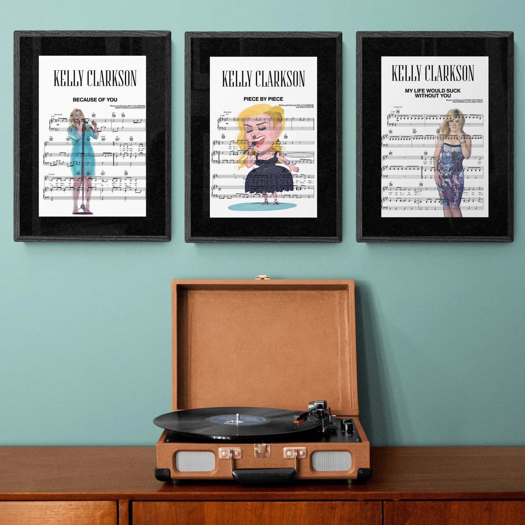 Kelly Clarkson - Because Of You Poster - 98typesMusic