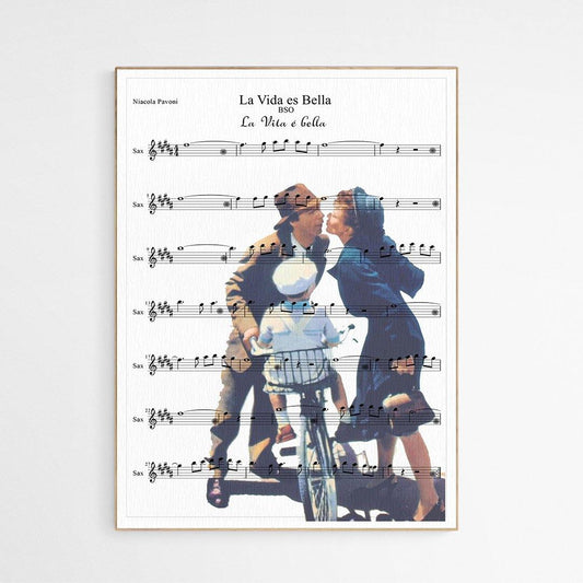La Vita è Bella - La Vita è Bella Theme Song Print - 98typesMusic