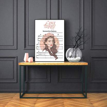 Lana del Rey - Summertime Sadness Poster - 98typesMusic