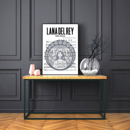 Lana del Rey - Video Games Poster - 98typesMusic